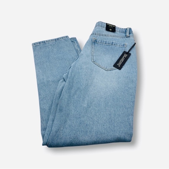 BLANK‎ NYC Madison Ripped High Waist Crop Jeans - Picture 5 of 9